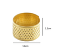 Retro Antique Thimble Ring - Finger Protector for Handworking, Needle Craft, and DIY Sewing Tools