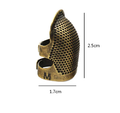 Retro Antique Thimble Ring - Finger Protector for Handworking, Needle Craft, and DIY Sewing Tools