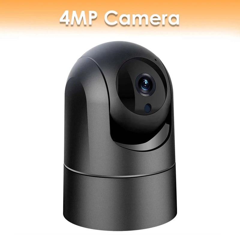 4MP IP Camera 5G WiFi 2K Baby Monitor 1080P Mini Indoor CCTV Security Camera Auto Tracking Audio Video Surveillance Camera Alexa - SANTARELLA