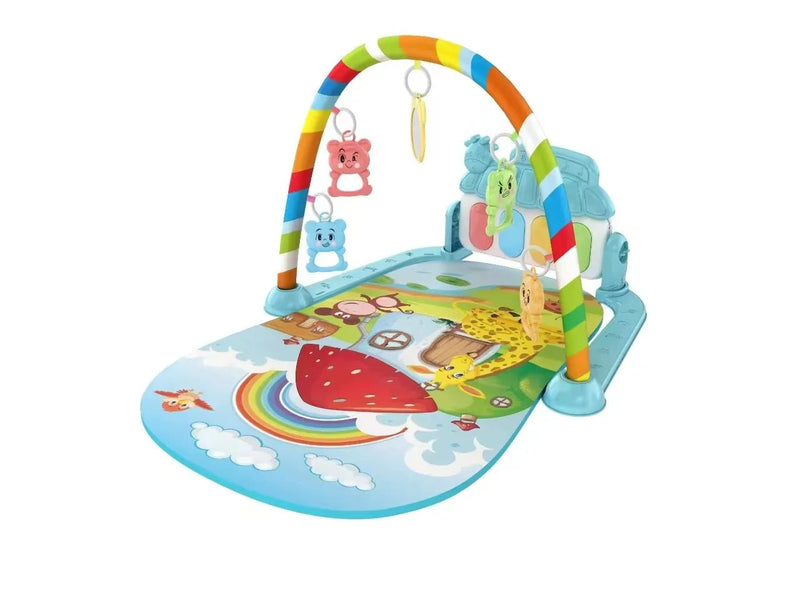 Baby Fitness Stand Toys Baby Music Foot Piano Newborn Piano Crawling Pad - SANTARELLA