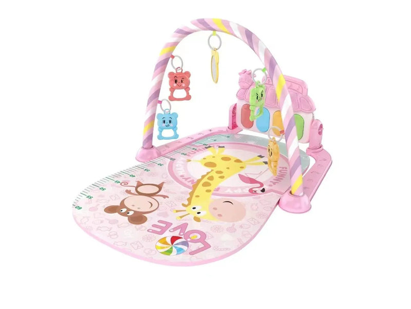 Baby Fitness Stand Toys Baby Music Foot Piano Newborn Piano Crawling Pad - SANTARELLA