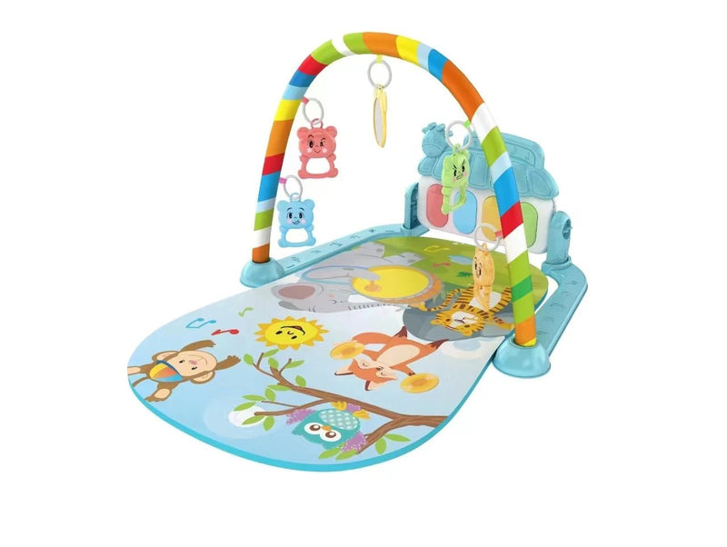 Baby Fitness Stand Toys Baby Music Foot Piano Newborn Piano Crawling Pad - SANTARELLA