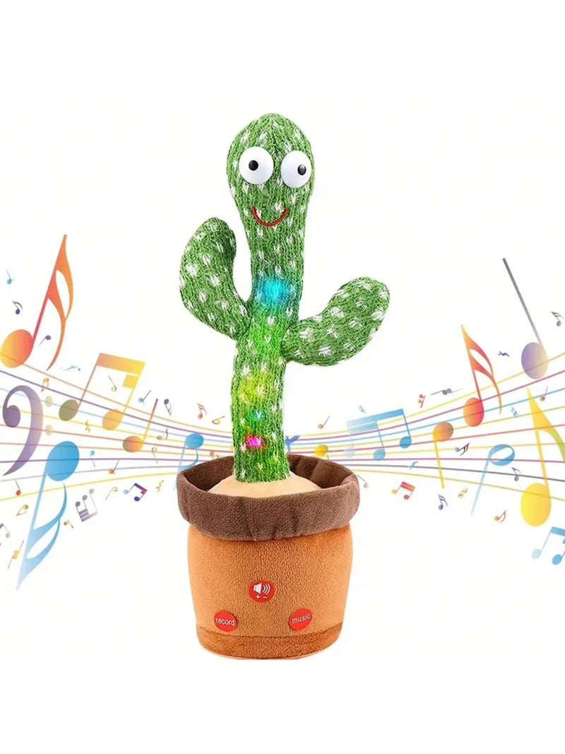 Dancing Talking Cactus Toys For Baby Boys And Girls, Singing Mimicking Recording Repeating What You Say Sunny Cactus Up Plus - SANTARELLA