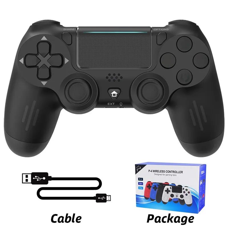 DATA FROG Bluetooth-Compatible Game Controller for PS4/Slim/Pro Wireless Gamepad For PC Dual Vibration Joystick For IOS/Android - SANTARELLA