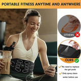 Electronic Abs Muscle Stimulator Waist Trimmers Abdominal Toning Belt Fitness Body Slimming Massager Weight Loss Massage - SANTARELLA