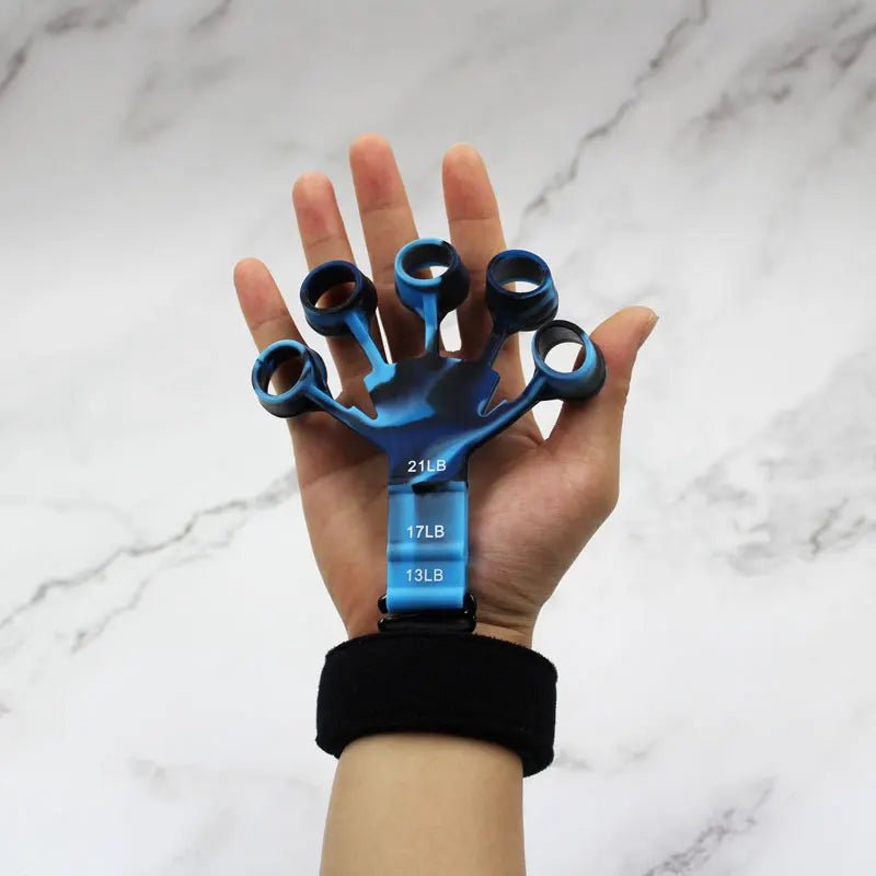 Finger Gripper Finger Exerciser Guitar Finger Exerciser 6 Resistant Levels Recovery Physical Tools Hand Strengthener For Patient - SANTARELLA