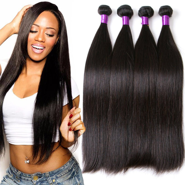 Human hair straight hair Brazilin human straight hair Brazil hot sale natural color - SANTARELLA