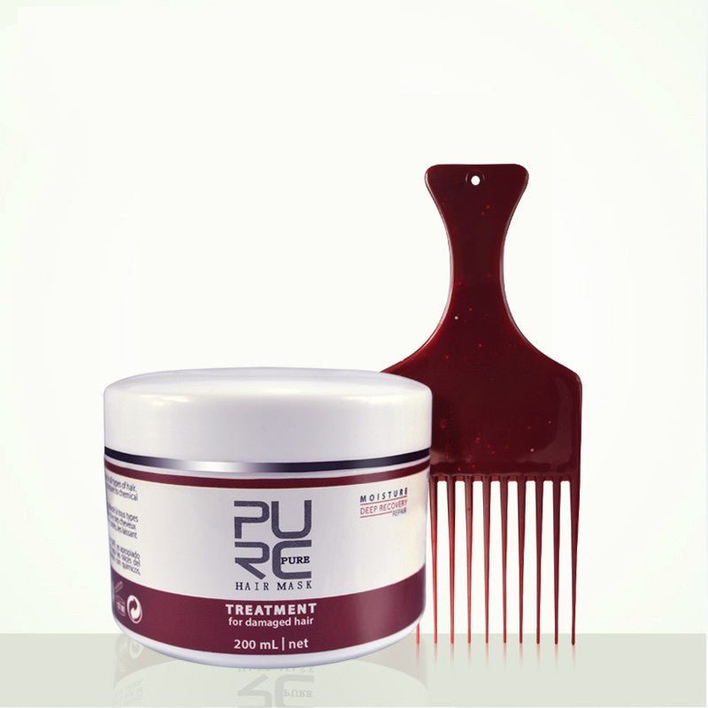 Keratin Hair Mask Without Heat With Fork Comb - SANTARELLA