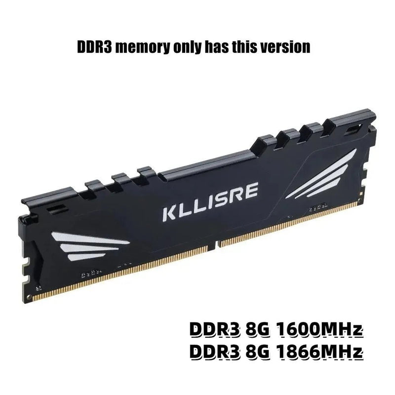 Kllisre DDR3 DDR4 4GB 8GB 16GB Memory Ram 1600 1866 2666 3200 MHz Desktop Dimm Non-ECC - SANTARELLA