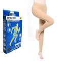 Medical Compression Stockings Women Pantyhose Open Toe for Varicose Veins - SANTARELLA