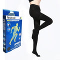 Medical Compression Stockings Women Pantyhose Open Toe for Varicose Veins - SANTARELLA