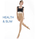 Medical Compression Stockings Women Pantyhose Open Toe for Varicose Veins - SANTARELLA