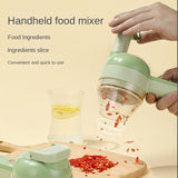 Multifunctional Electric Vegetable Slicer Kitchen Fruit Salad Cutter Carrot Potato Chopper Cutting Machine Stainless Steel Blade - SANTARELLA