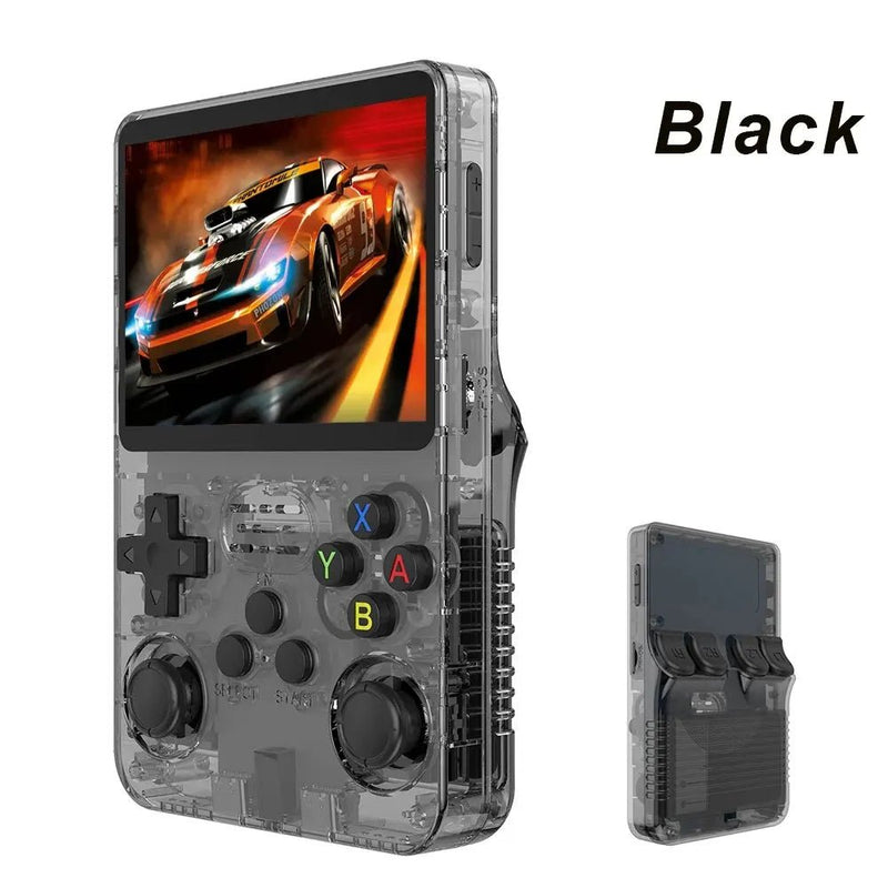 Open Source R36S Retro Handheld Video Game Console Linux System 3.5 Inch IPS Screen Portable Pocket Video Player R35S 64GB Games - SANTARELLA