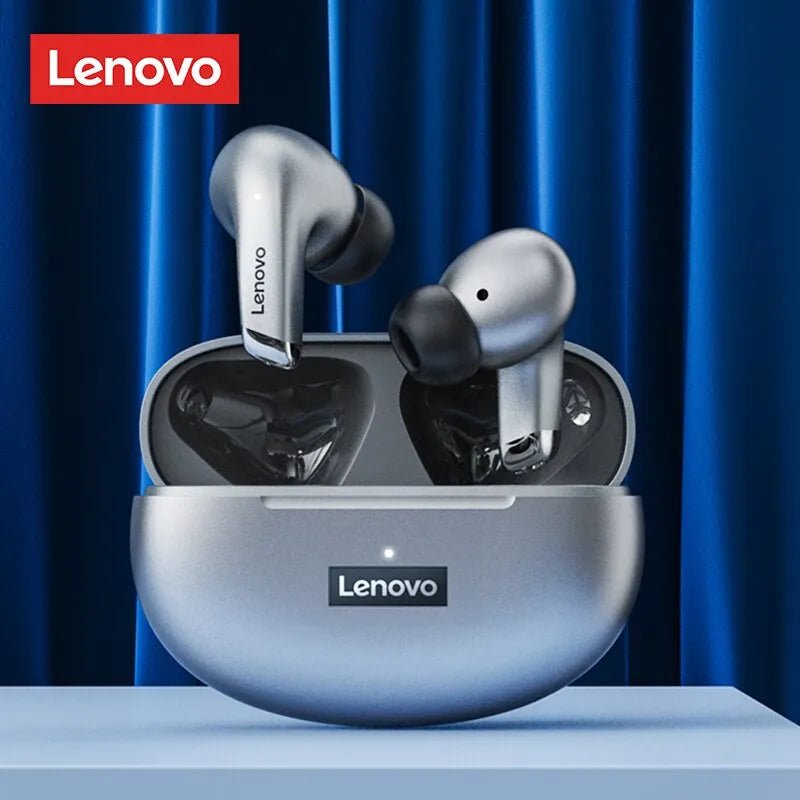 Original Lenovo LP5 Wireless Bluetooth Earbuds HiFi Music Earphones Headphones Sports Waterproof Headset With Mic Earbuds New - SANTARELLA