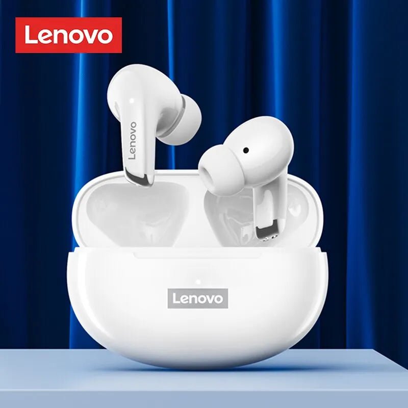 Original Lenovo LP5 Wireless Bluetooth Earbuds HiFi Music Earphones Headphones Sports Waterproof Headset With Mic Earbuds New - SANTARELLA