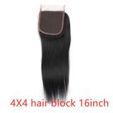 Real human hair straight wave human hair hair curtain natural color wig hair extension - SANTARELLA