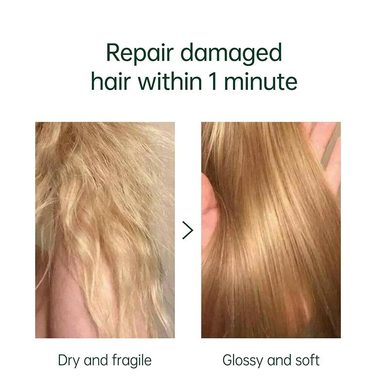 Repair Hair Mask Green Energy Keratin For Treatment Hair - SANTARELLA