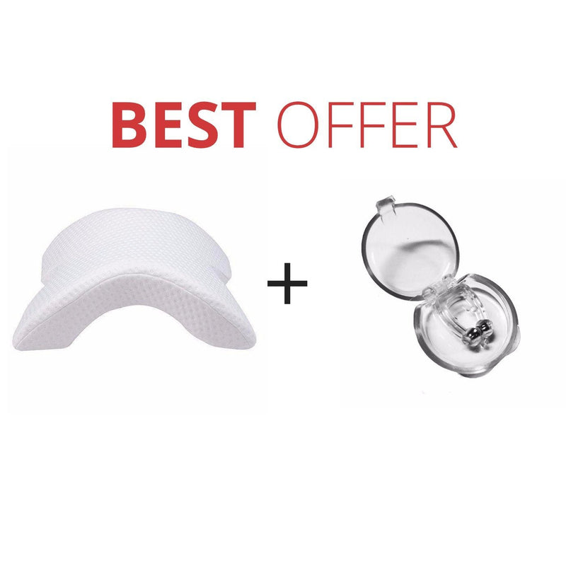 Silicone Magnetic Anti Snore Stop Snoring Nose Clip Sleep Tray Sleeping Aid Apnea Guard Night Device - SANTARELLA