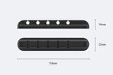 Silicone storage cable management cable clamp - SANTARELLA