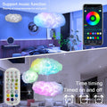 USB Cloud Light APP Control Music Synchronization 3D RGBIC Ambient Light Lightning Simulation Clouds Bedroom Room Light - SANTARELLA