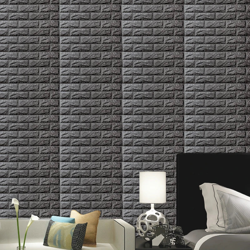 Wall Sticker Imitation Brick Bedroom Christmas Home Decoration Waterproof Self Adhesive Wallpaper For Living Room - SANTARELLA