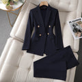 Women's Suit Jacket Bell-bottom Pants Business Suit - SANTARELLA